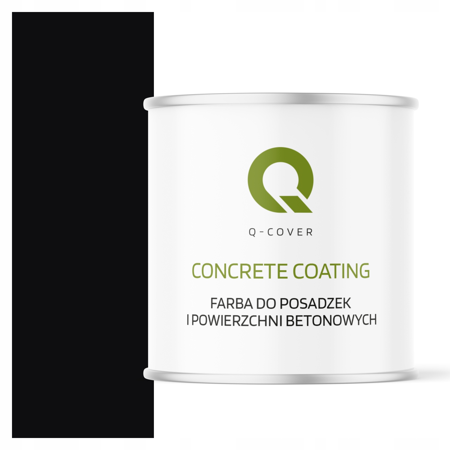 Farba Do Posadzek Betonowych Ochronna Odporna Betonu Czarny Ral 9005 2.5L