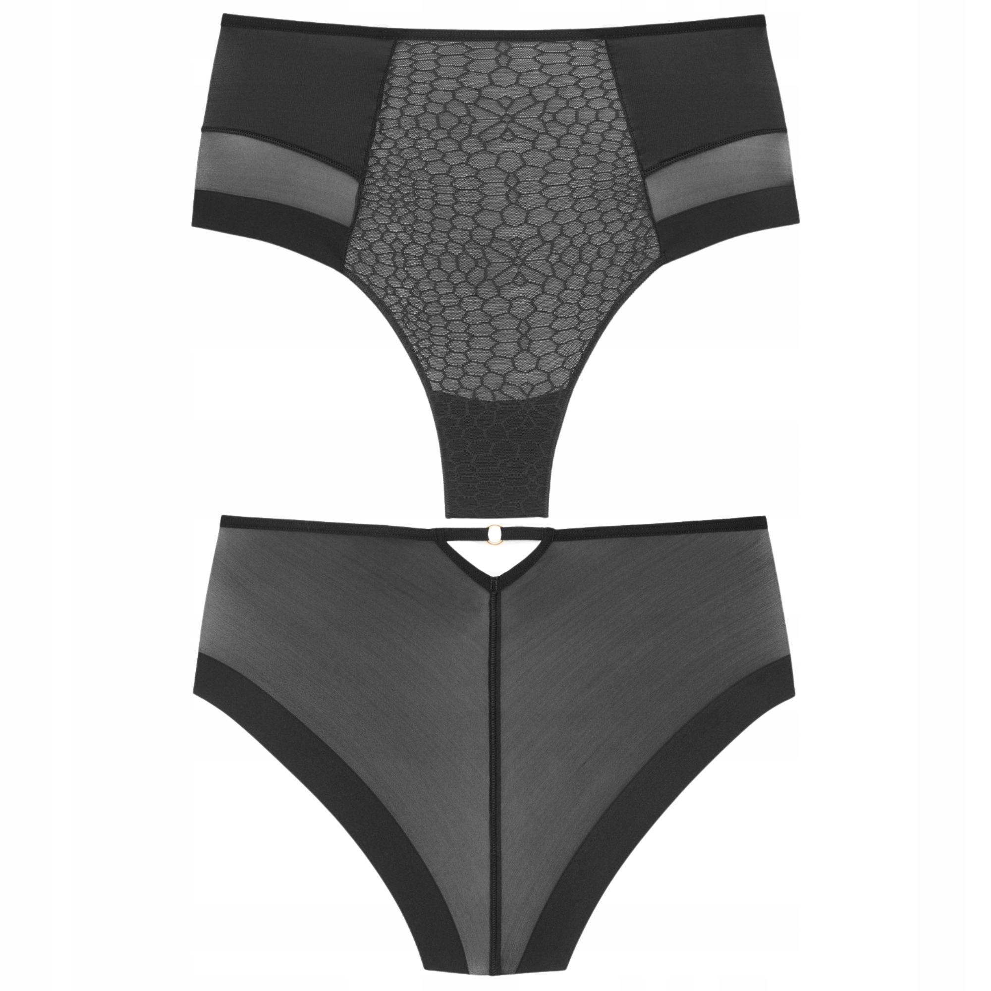 Kalhotky kalhotky maxi vysoký pas Lemax Favorite černé S