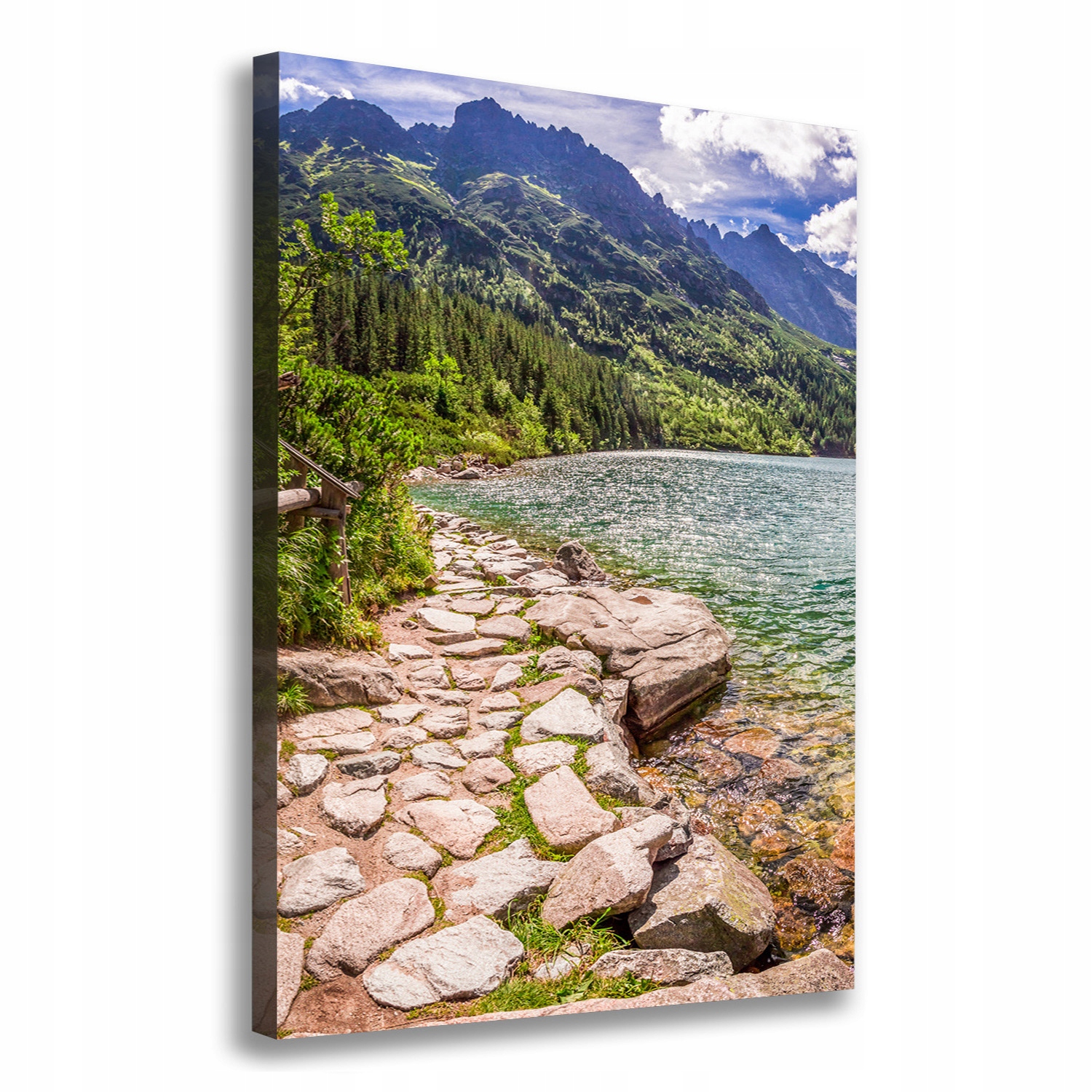 

Foto obraz na płótnie Morskie oko Tatry 70x100 cm