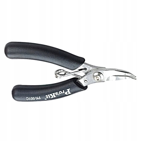Szczypce zagięte kątowe 100mm Hq