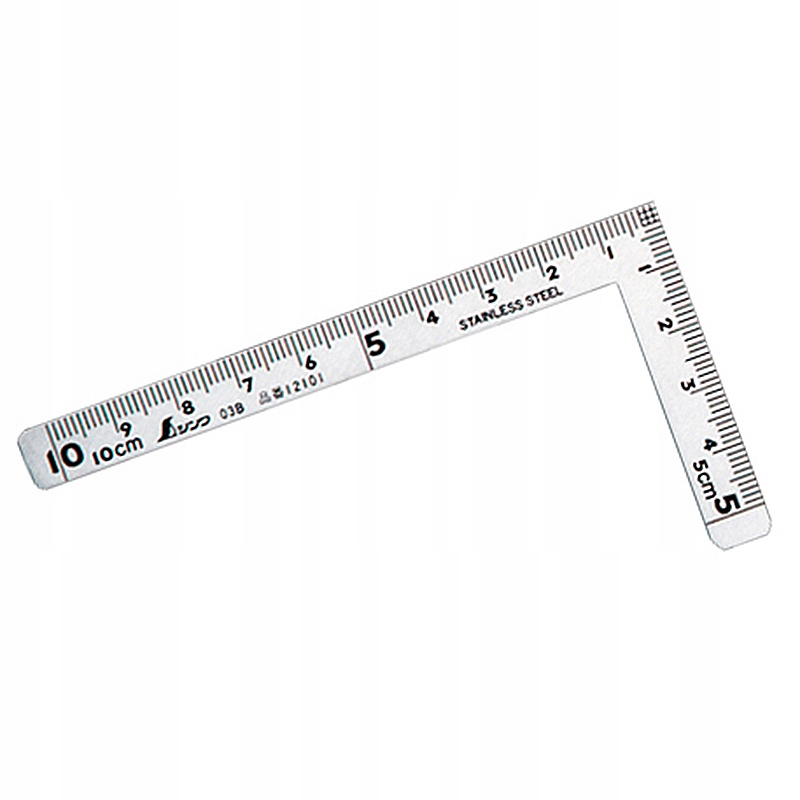 

Kątownik 10x5cm płaski ze stali nierdzewnej Shinwa