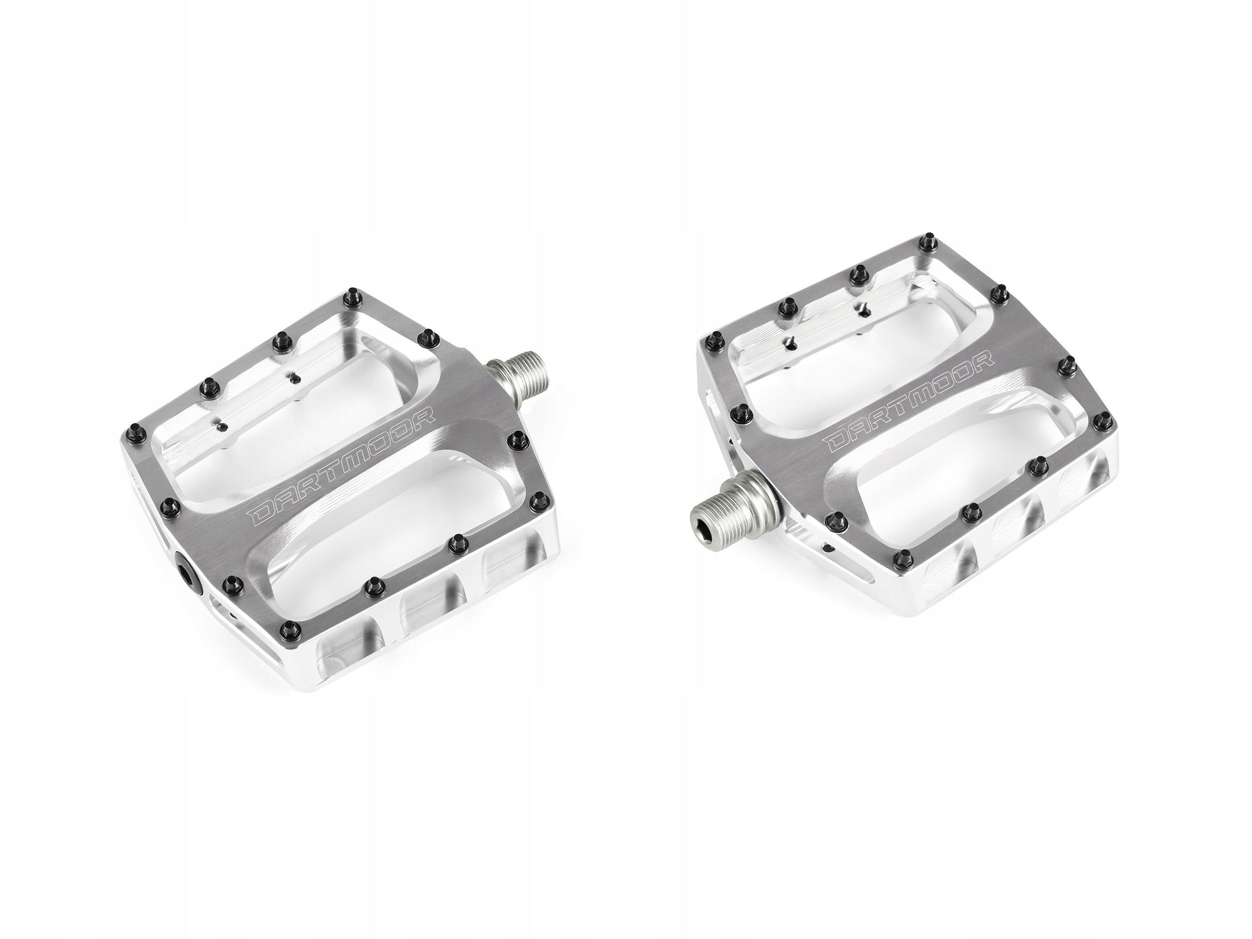 Pedały Dartmoor Thunder srebrne maszynowe