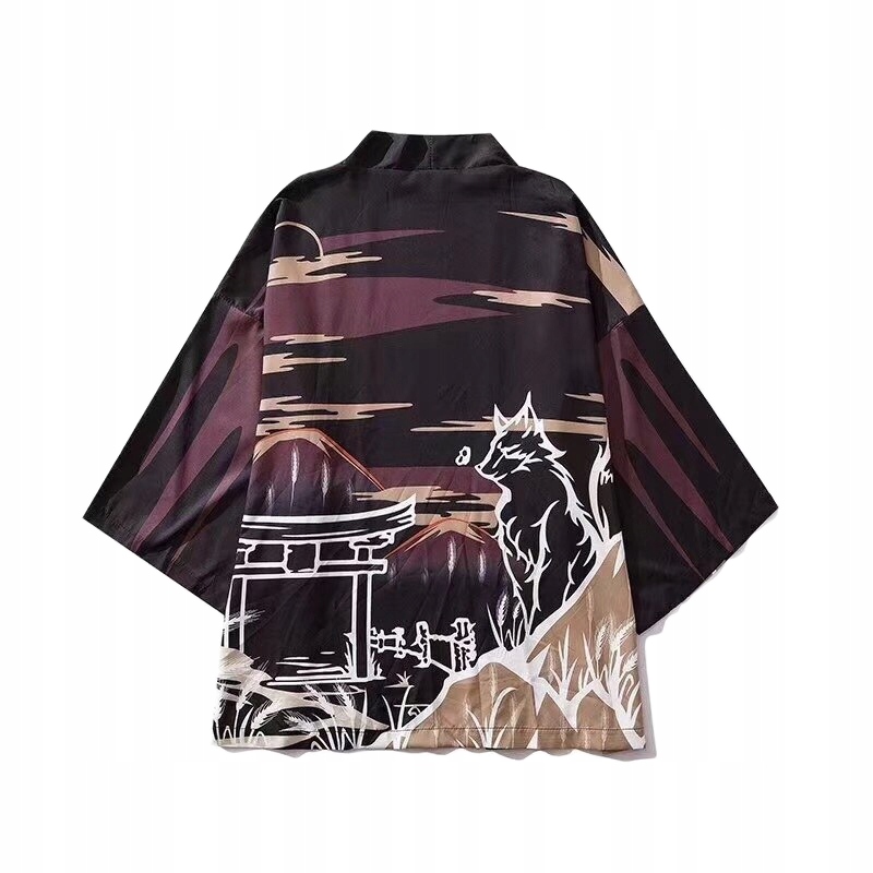 

Japońskie Kimono Haori Samuraj Kanji Suwenir INAR3