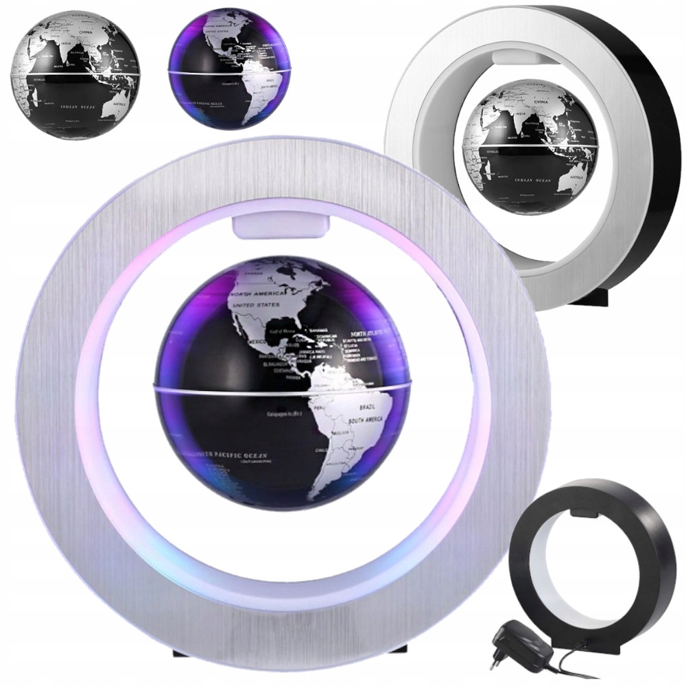 Levitující Magnetický Globus Interaktivní Globus Podsvícený Led