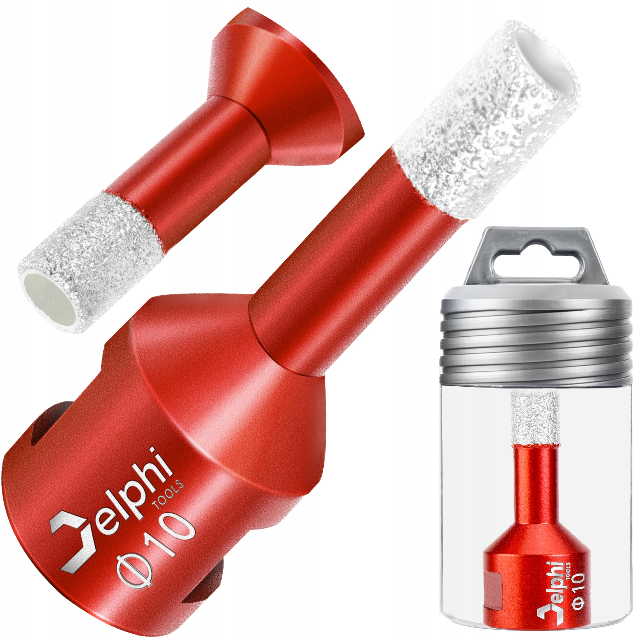 OTWORNICA DIAMENTOWA Delphi KORONKA DO GRESU GRANITU GWINT M14 fi 10mm