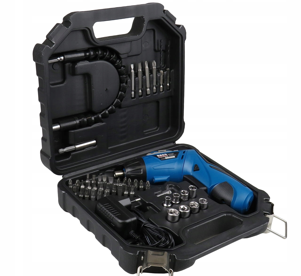 BASS WKRĘTARKA AKUMULATOROWA WKRĘTAK ŚRUBOKRĘT LED Zasilanie akumulatorowe