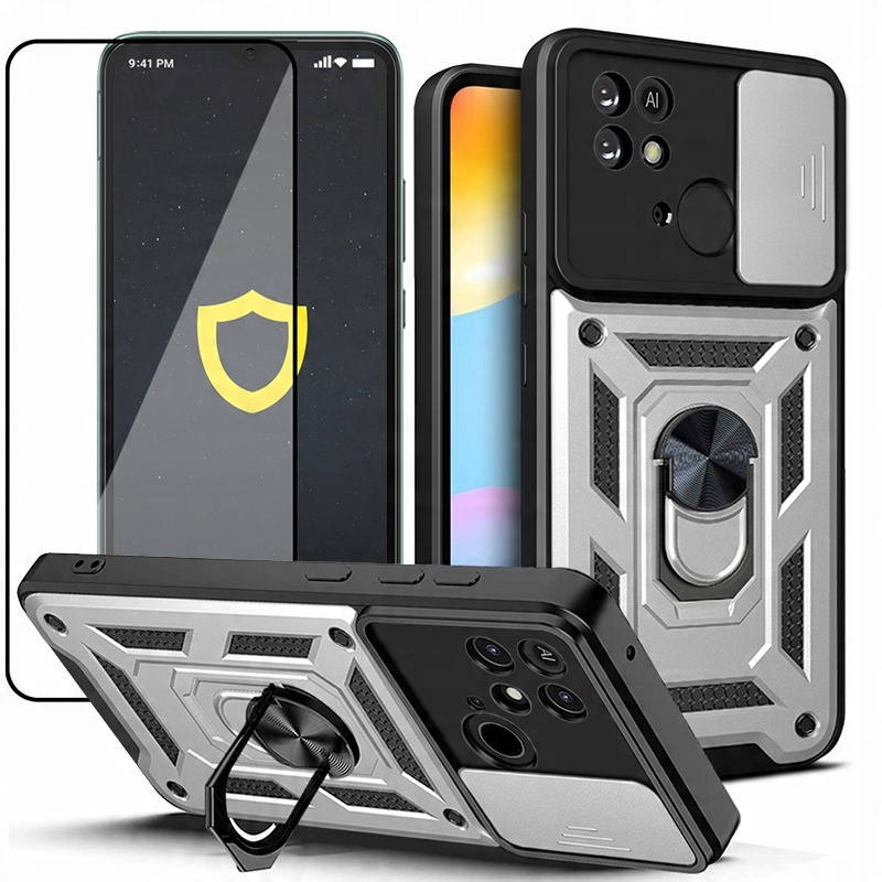 

Etui Pancerne Camring Do Xiaomi Redmi 10C Szkło