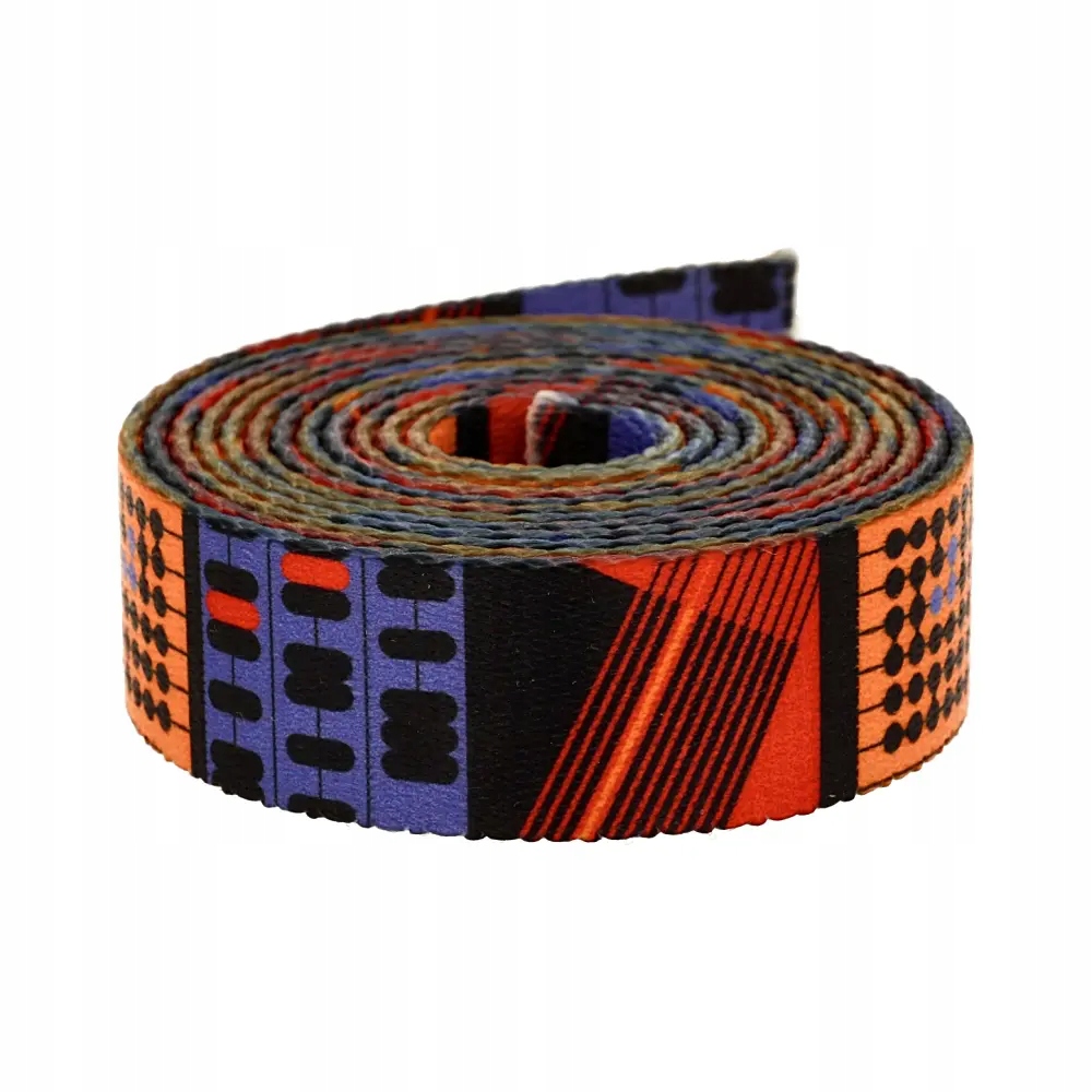 Popruh s potiskem Sublimace Ethno Vibe 48 m hladká 1,7 mm 37 mm