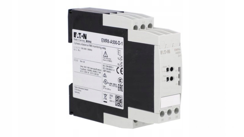 Przekaźnik kontroli asymetri faz 1P 0,5sek 380-415V Ac EMR6-A500-D-1 184762