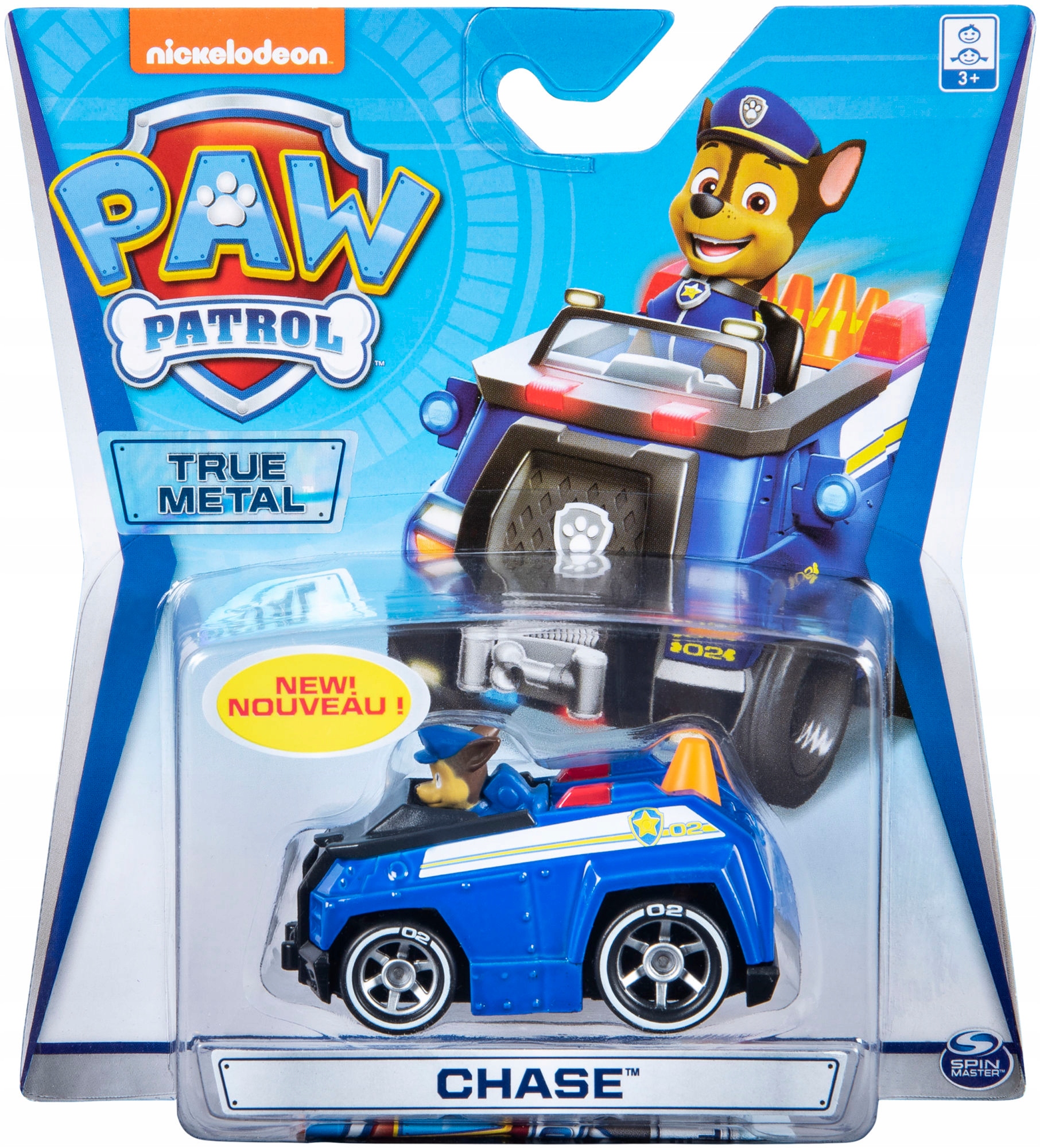 SPIN MASTER PSI PATROL AUTKA METALOWE -CHASE (5901271494350