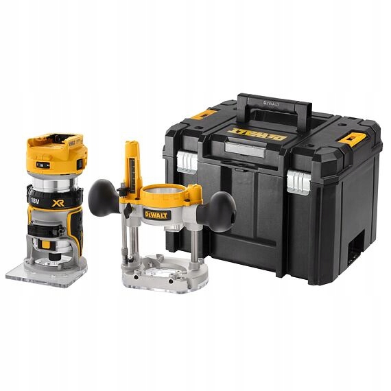 DeWalt DCW604NT aku ohraňovací frézka 18V, 16000-25500 ot./min, kleštiny 1/