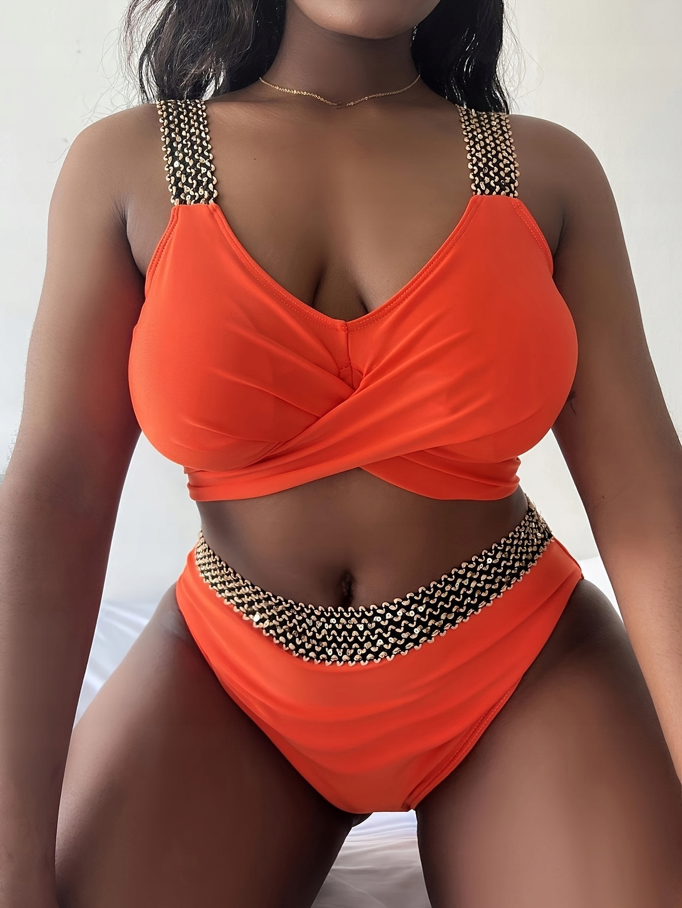 STRÓJ KĄPIELOWY DAMSKI DWUCZĘŚCIOWY PUSH UP BIKINI 4XL Płeć kobieta