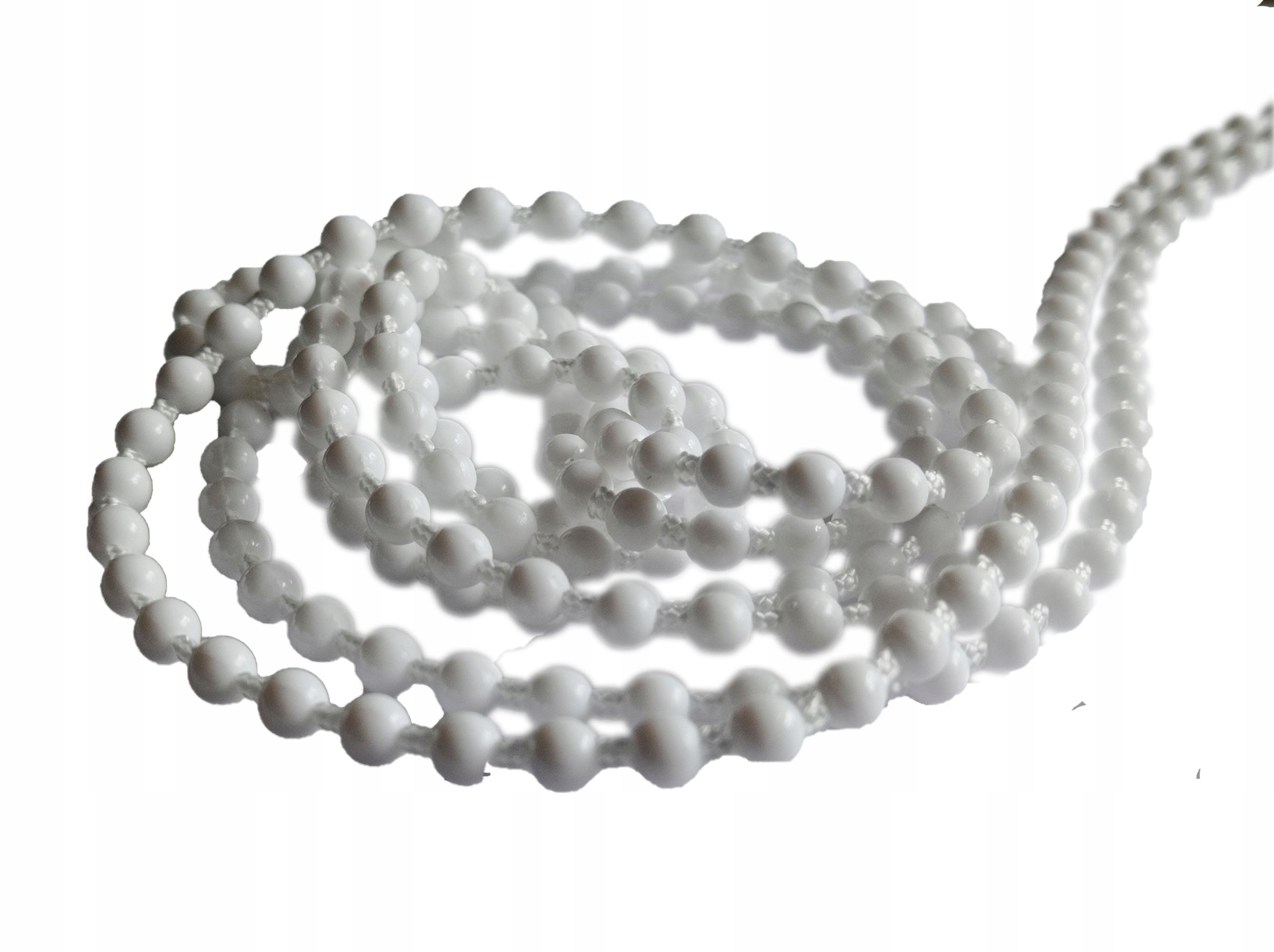 ŁAŃCUSZEK DO ROLETY BIAŁY PĘTLA 125 ROLETA RZYMSKA