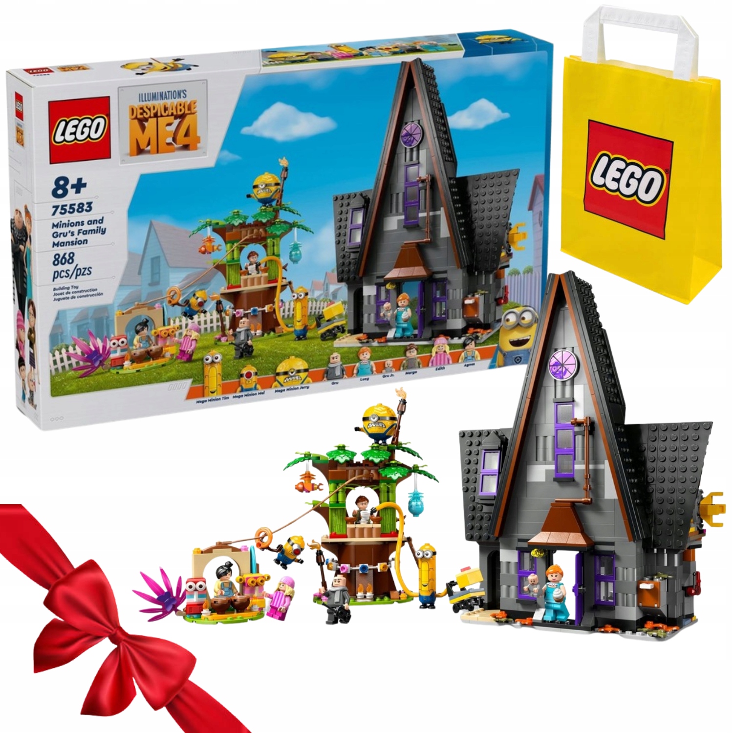 Zestaw Klocków Lego Minionki 75583 Rodzinna Rezydencja Gru I Minionków