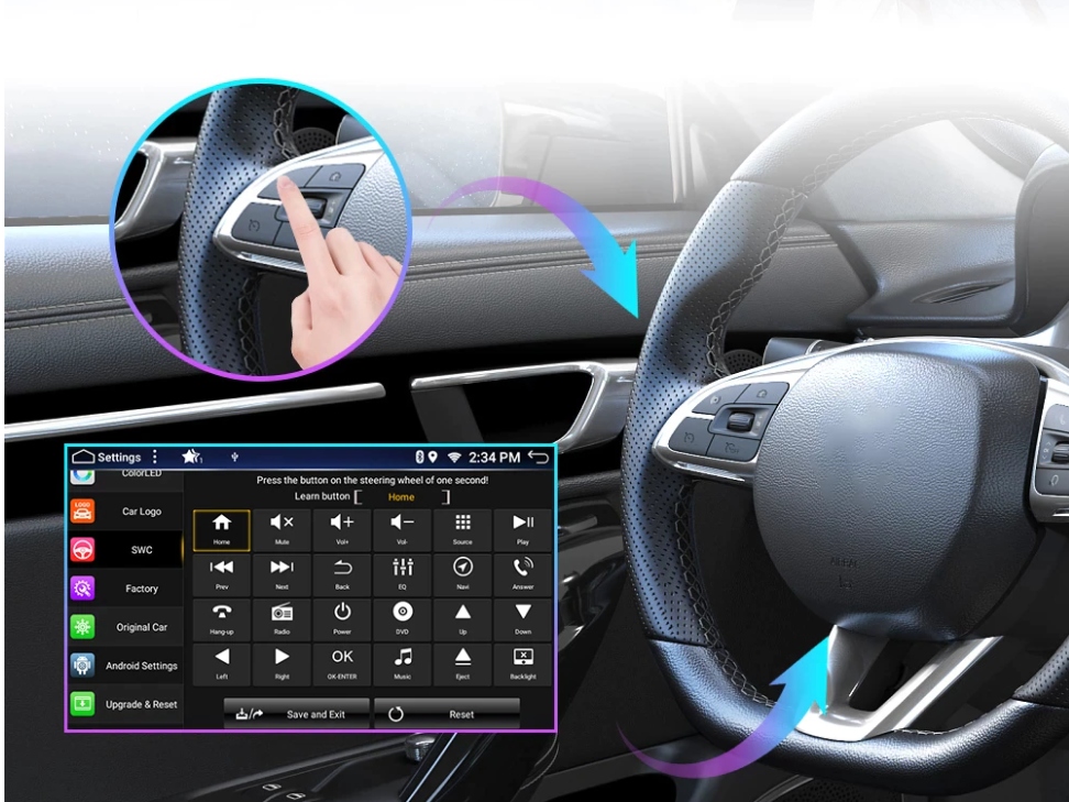 RADIO ANDROID JEEP RENEGADE 4/64 DSP! Radio informacja RDS pasmo AM pasmo FM