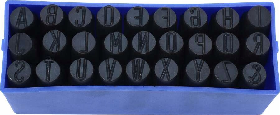 Numeratory - alfabet - wysokość 12 mm