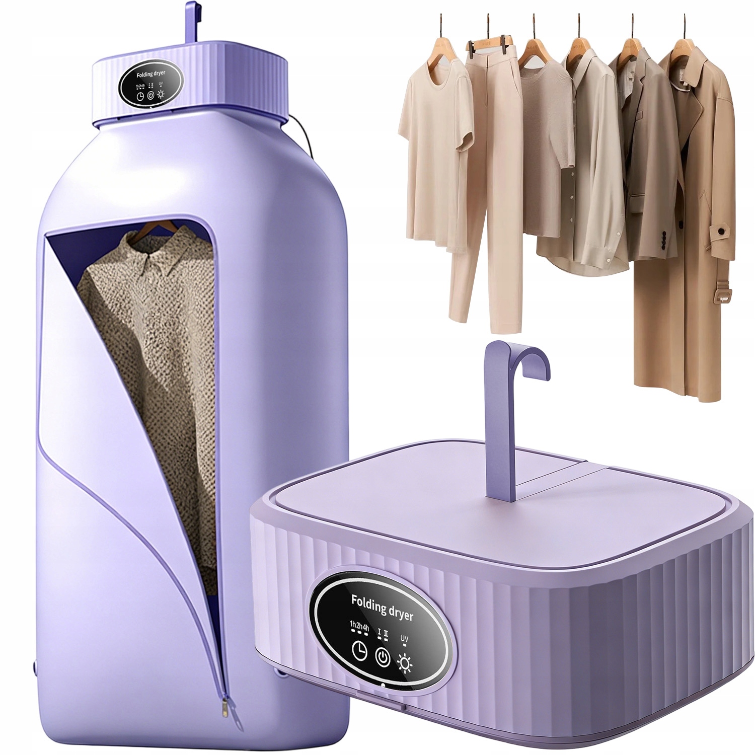 Levně Elektrická Sušák Na Prádlo Skládací, Přenosná Sušák 600 W S Časovačem