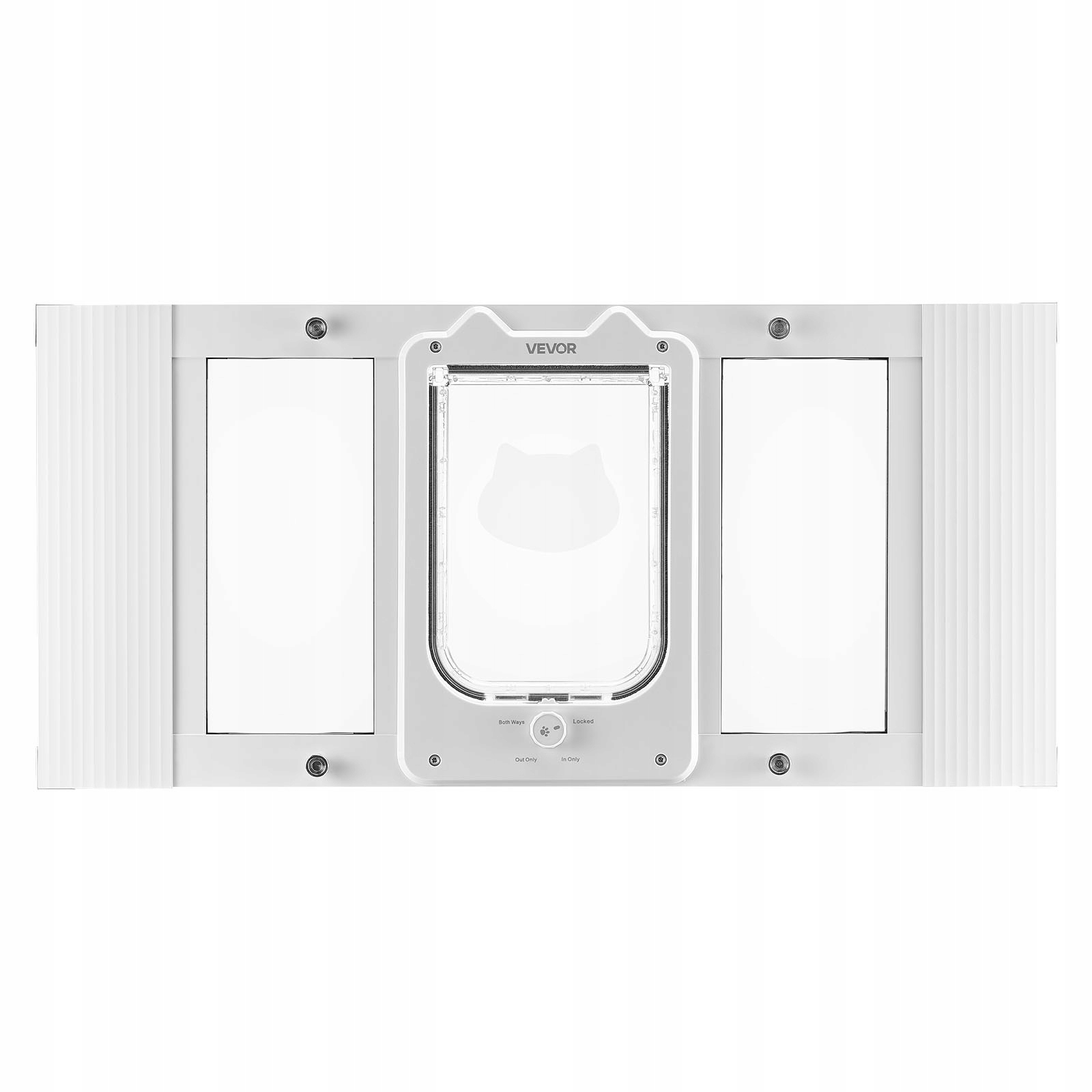 Levně Vevor Dveře Pro Kočky 19,2 x 26,2 cm Šířka 68,6-81,3 cm Snadný přístup