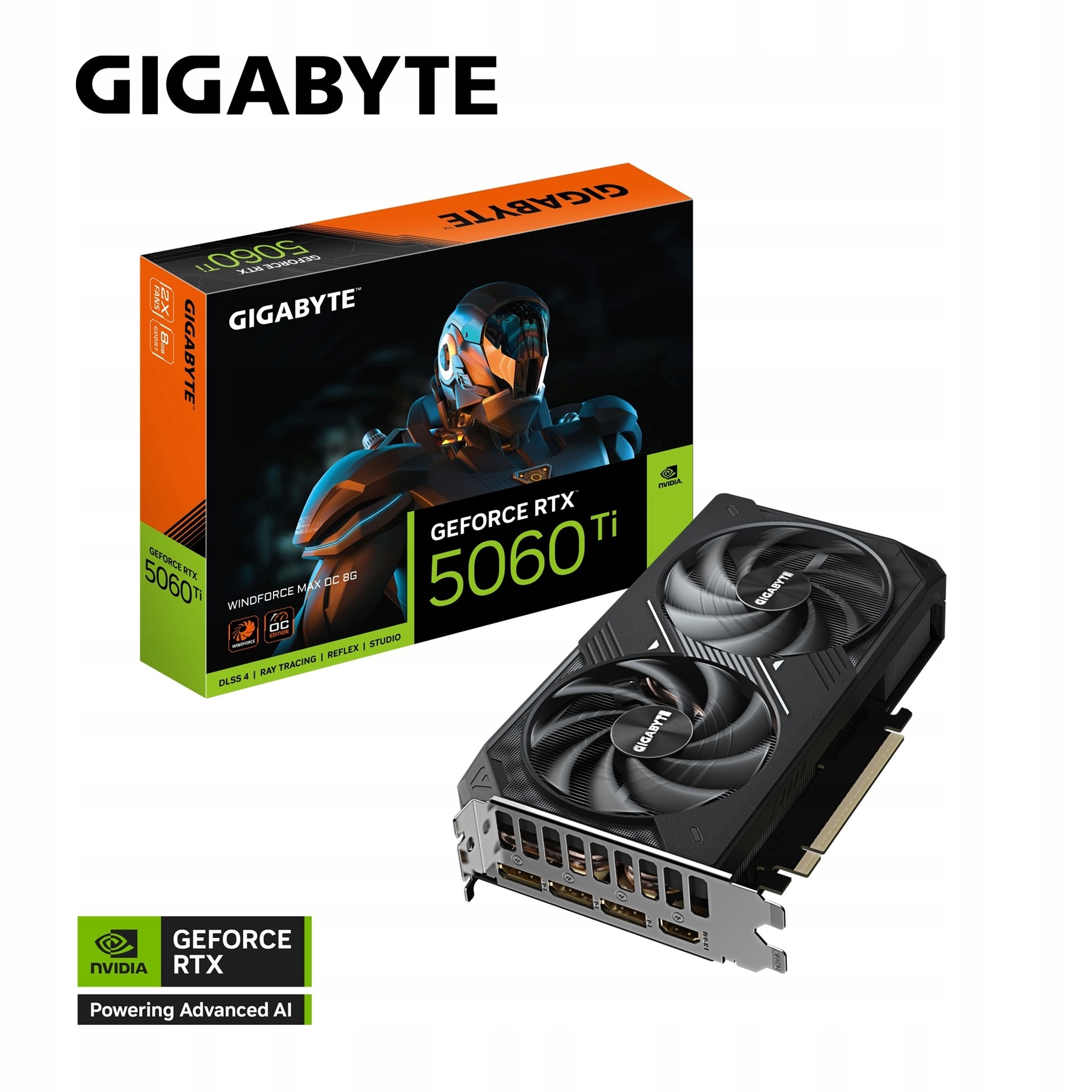 Gigabyte GeForce Rtx 5060 Ti Windforce MAX/OC/8GB/GDDR7