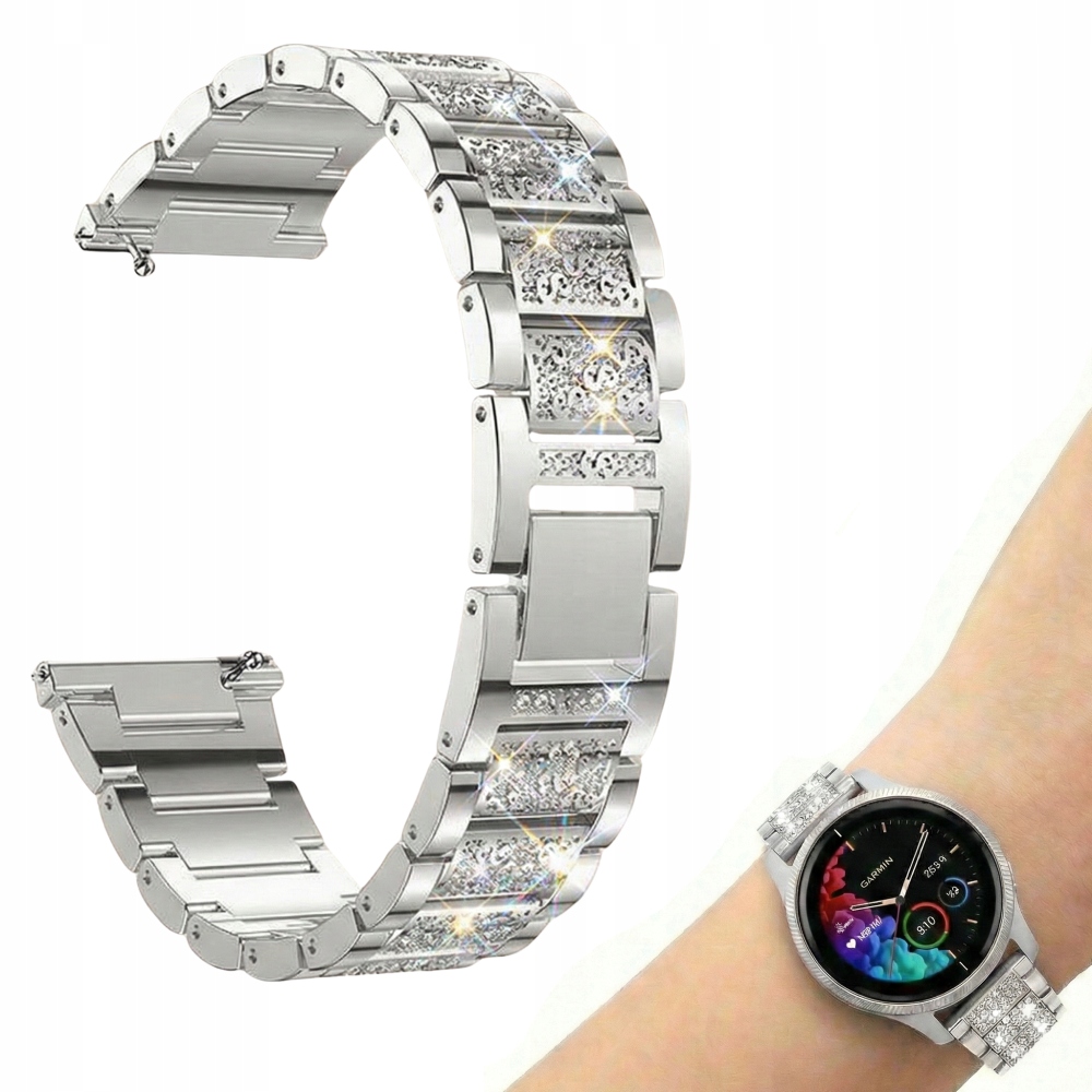 Damska Bransoleta Do Garmin Venu 2 Plus Sq SQ2 Forerunner 55 165 245 645 20