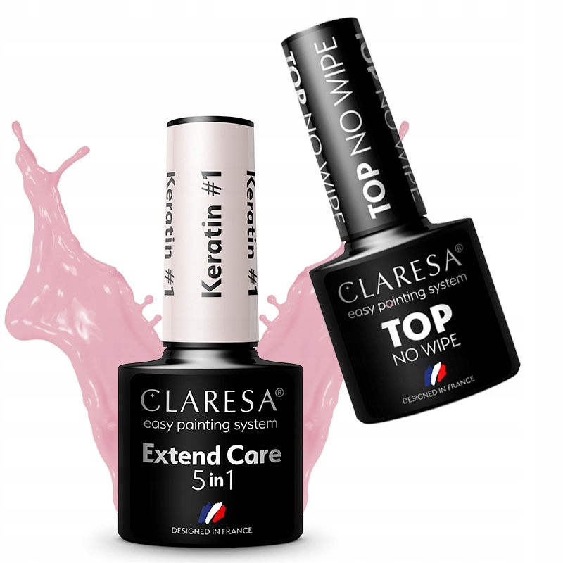 

Keratynowy Zestaw Do Paznokci Claresa Baza Top