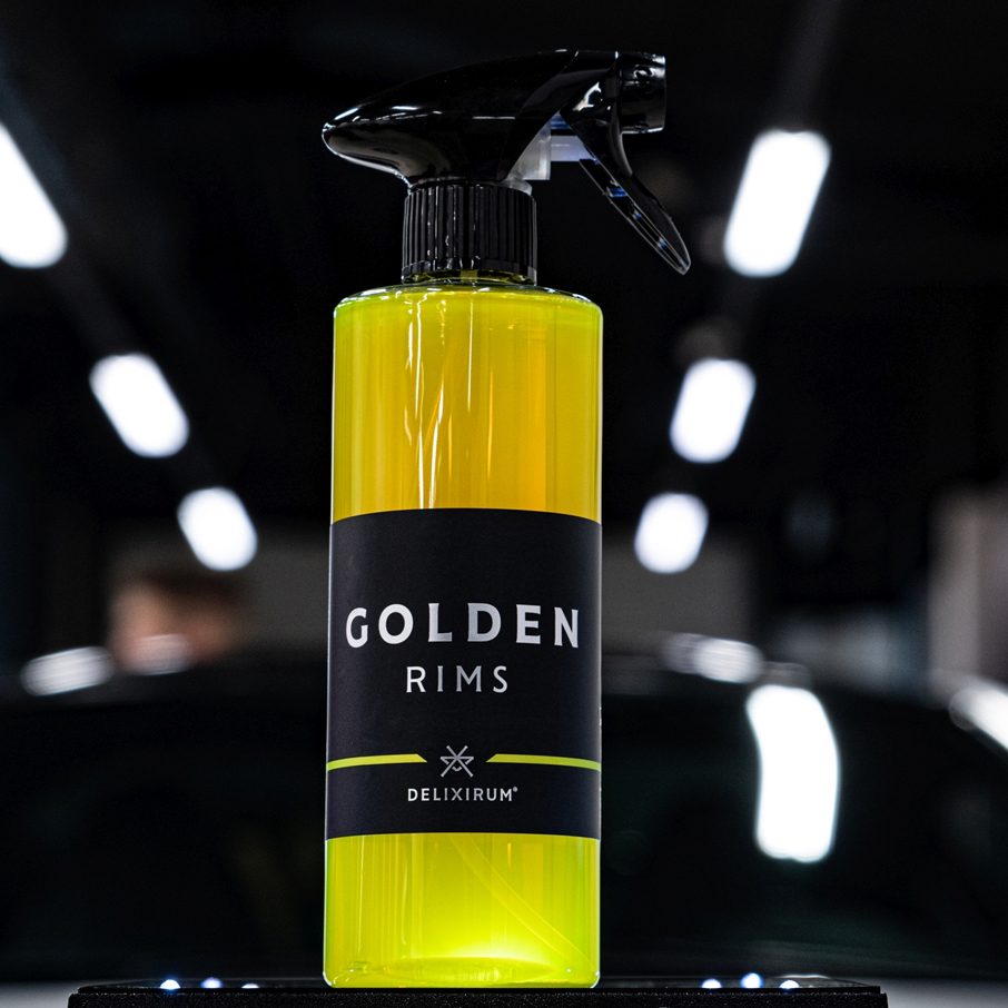 Delixirum Golden Rims De-iron Płyn do felg 500ml Waga produktu z opakowaniem jednostkowym 0.6 kg