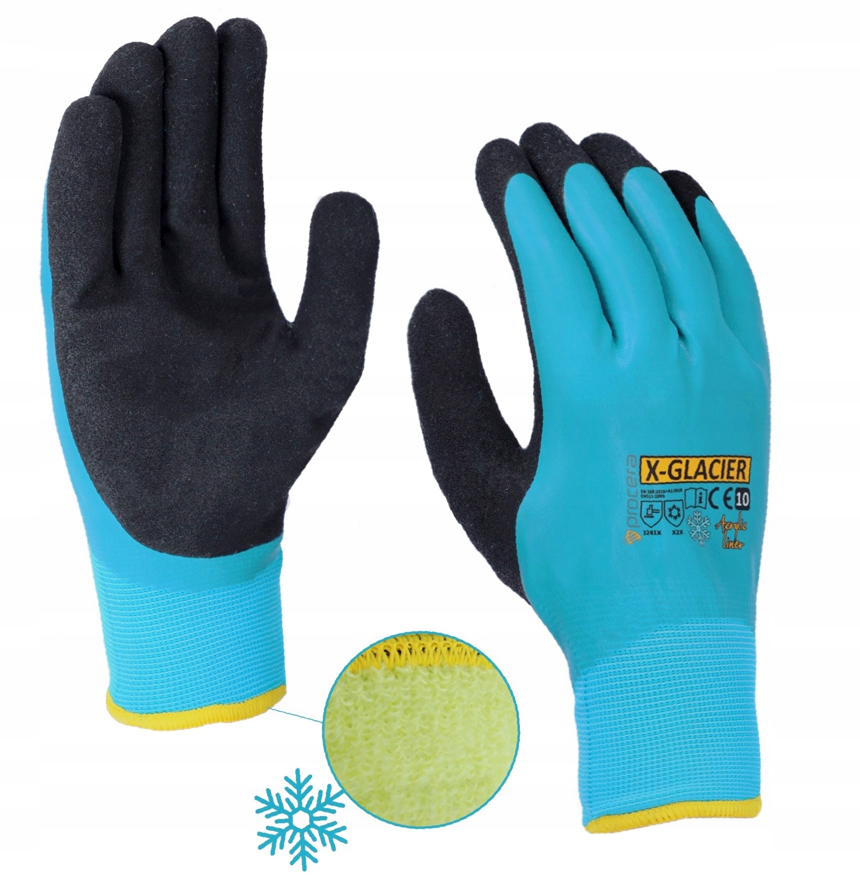 Рабочие перчатки с подогревом водонепроницаемые перчатки PROCERA