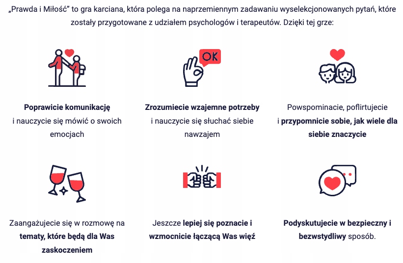 Prawda i Miłość - Intymność - gra karciana dla par Wydawca inny