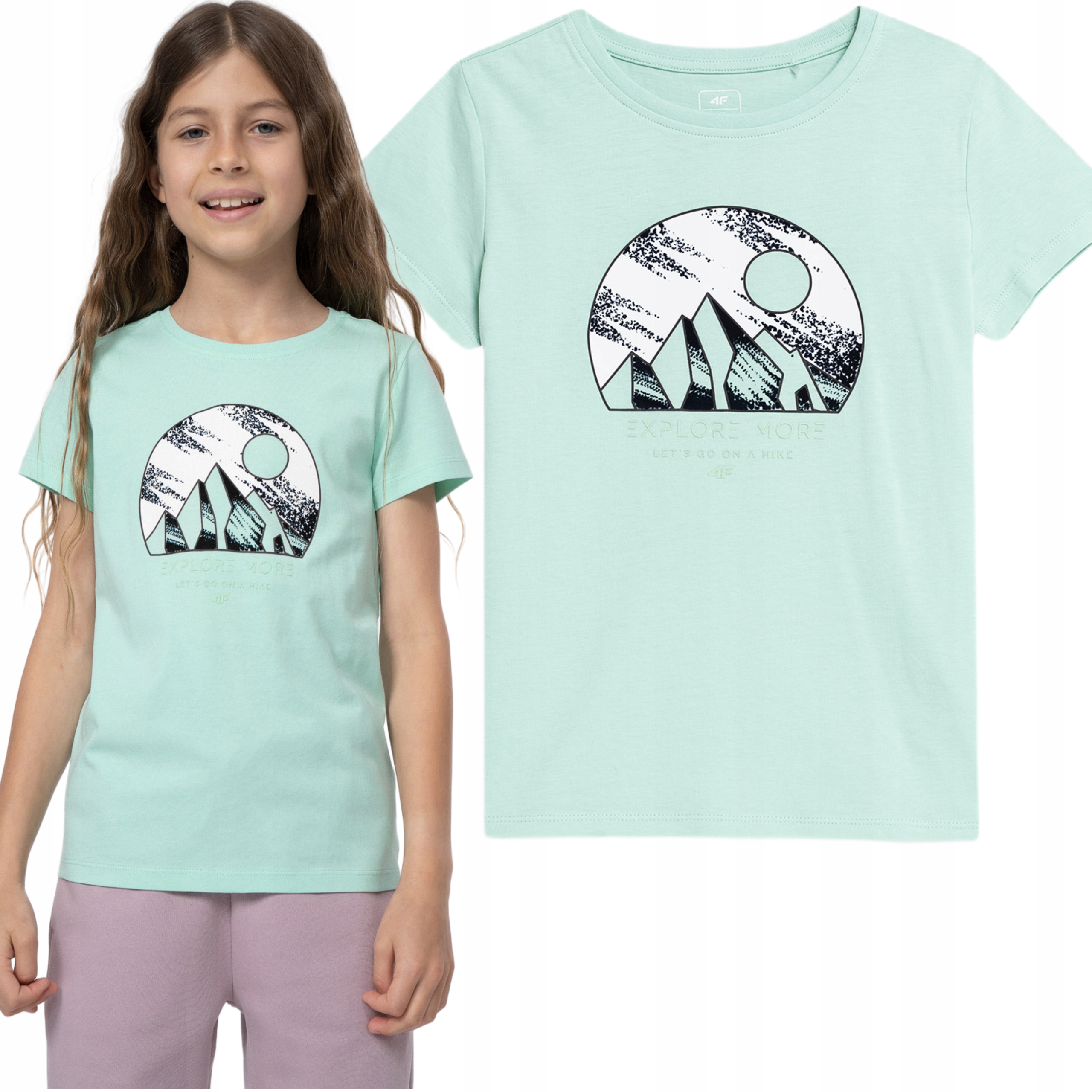 

Koszulka Dziewczęca 4F T-shirt Bawełniany TTSHF389