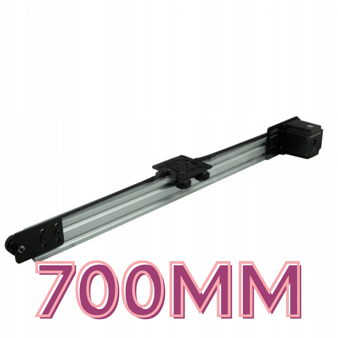 Lineární vedení 700 mm V-Slot s ozubeným řemenem 3GT-NEMA 23 2,45 Nm