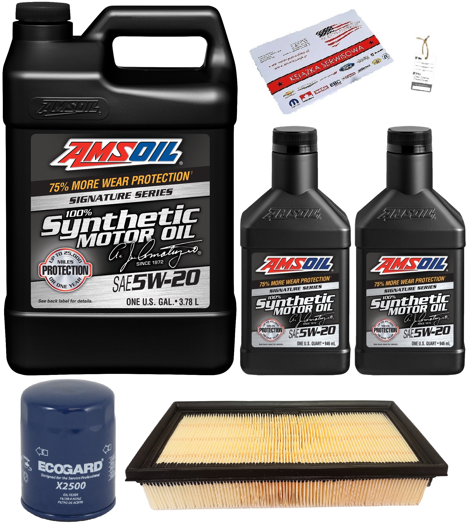 AMSOIL 5W20 5,7L + FILTRY EXPLORER 3,3 2020-2021