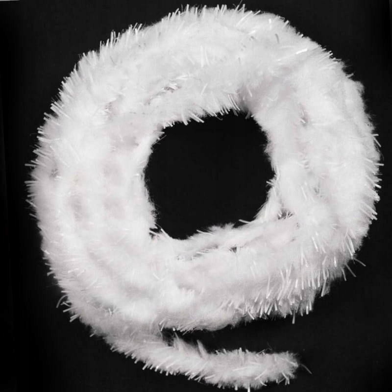 Materiał Muchowy Soldarini Neon Spikes Egg Chenille Milk White 10mm
