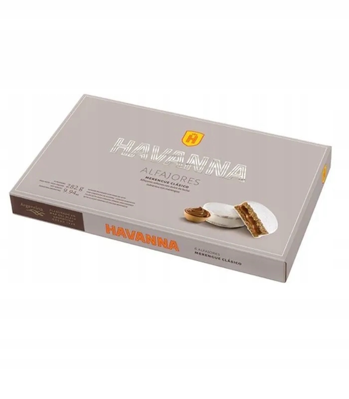 Alfajores Havanna Meringue (s bezou) krabička 6 kusů 282 g