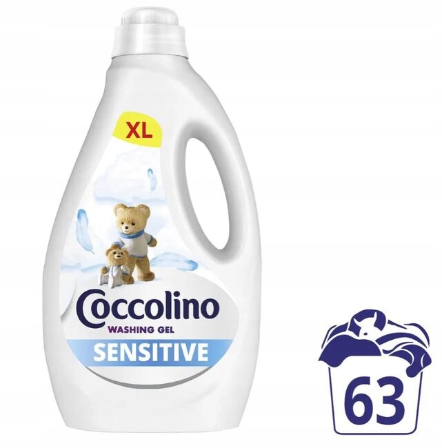 Levně Coccolino Care prací gel Sensitive 2,52l/63pd