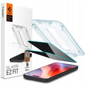 s privátním filtrem Sklo pro iPhone 17 Pro 16 Pro, aplikátor Spigen Ez Privacy 2P