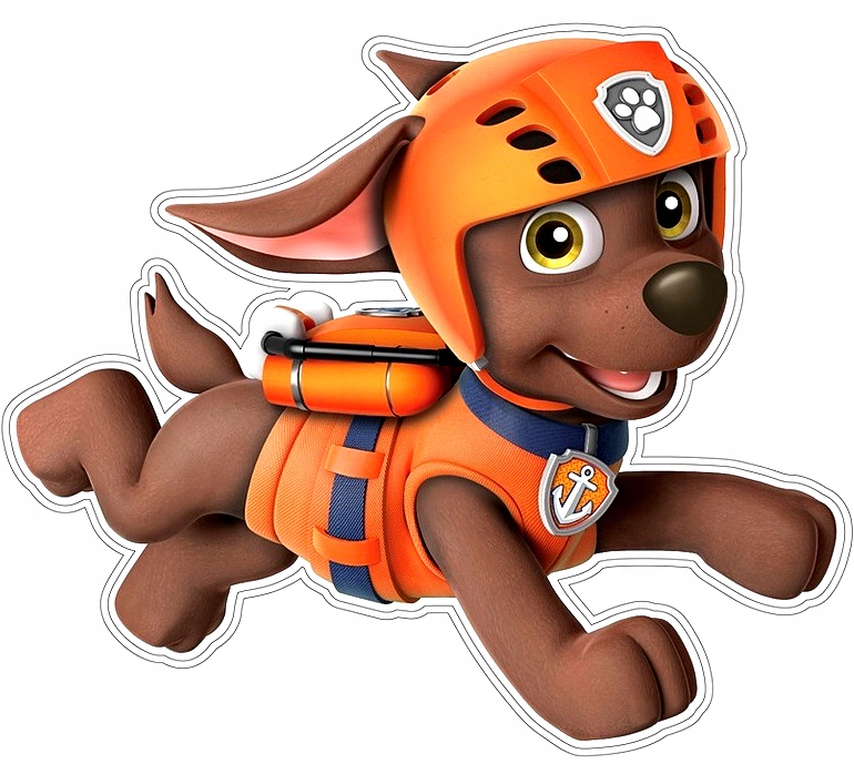 

Piankowa Naklejka Na Ścianę Psi Patrol Zuma