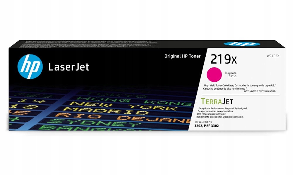 Hp toner originální 219X purpurový, high capacity, 2500str.