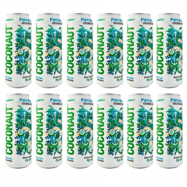 Levně 12 x Voda z mladého kokosu 500 ml Coconaut