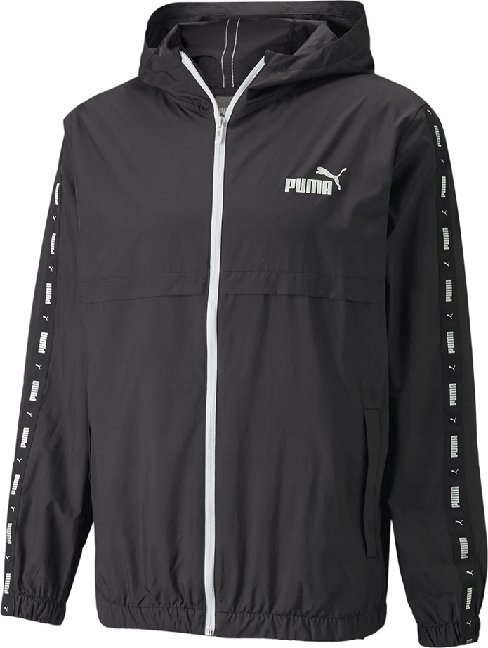 Pánská Bunda Puma Ess+tape Windbreaker Černá, velikost M