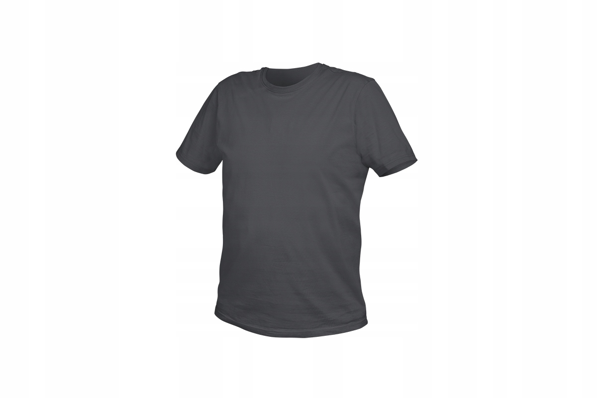 

T-shirt bawełniany, grafitowy, XL Hoegert