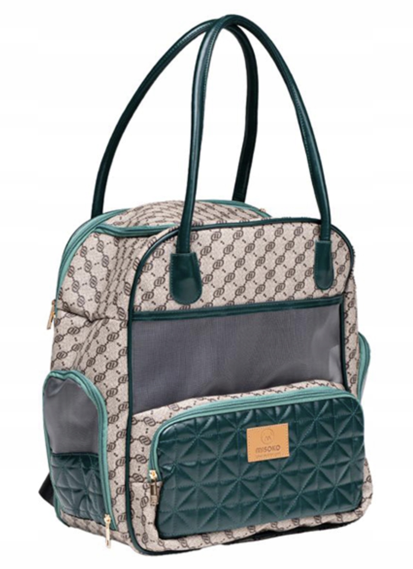 Levně Misoko Přepravka Batoh pro psy a kočky 36,5x24x39 Cm šedá barva