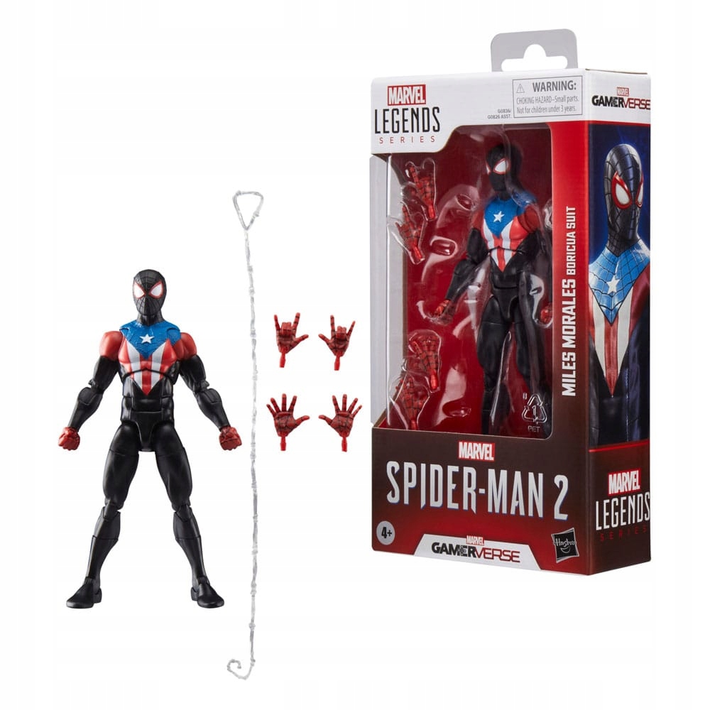 Sběratelská akční figurka Marvel Legends Gamerverse Miles Morales (Bori)