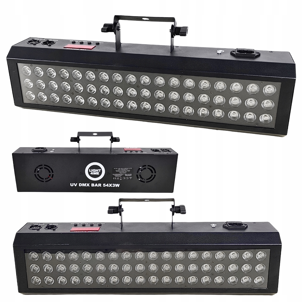 LIGHT4ME Uv DMX Bar 54x3W Led lišta IP20 montážny držiak