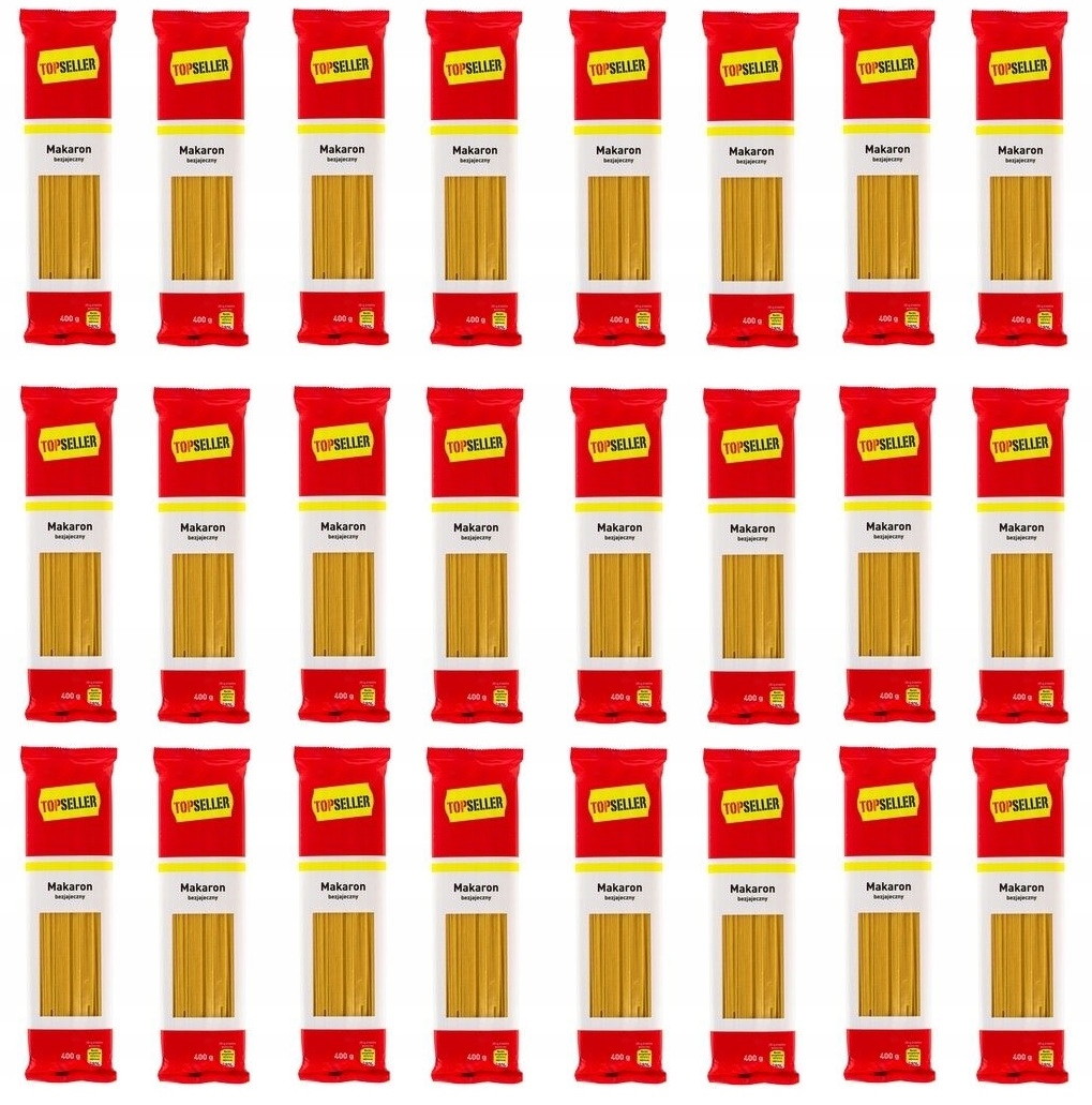 24 x 400 g Topseller Těstoviny Bezvaječný Spaghetti Karton