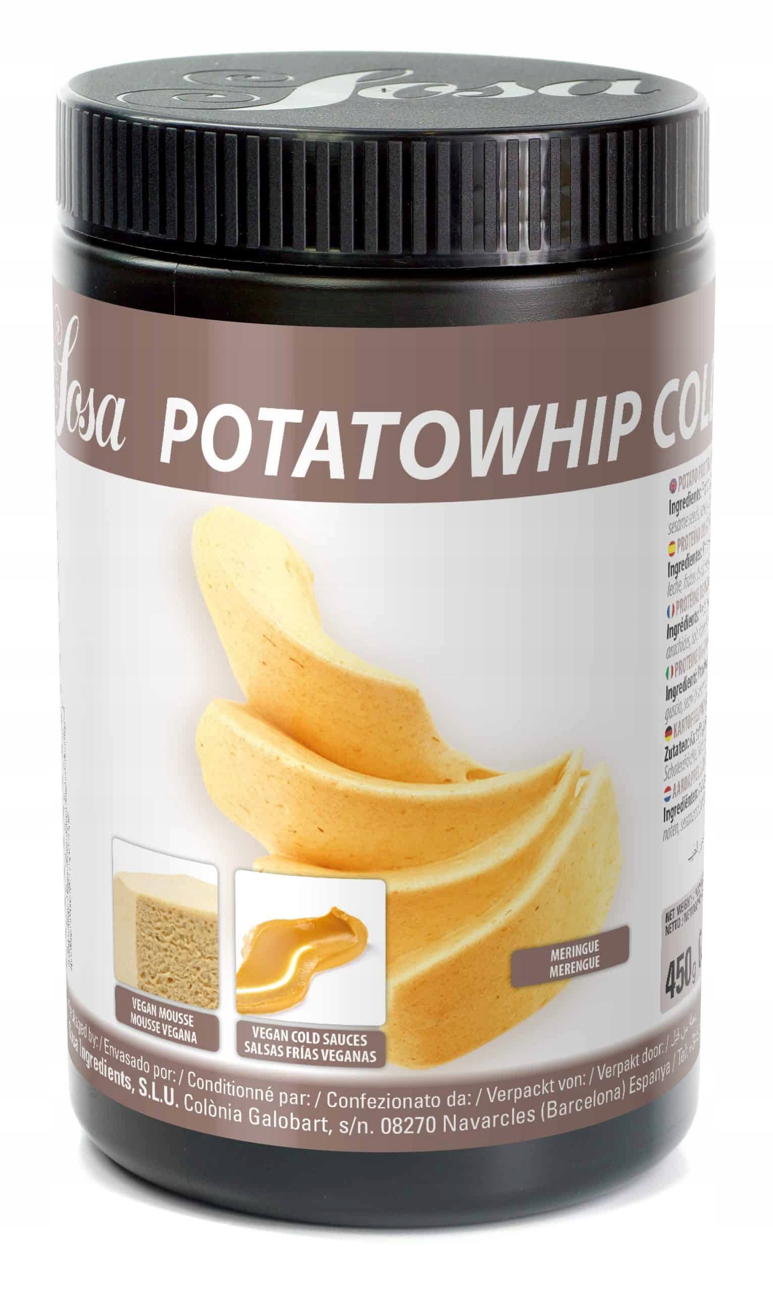 Levně Bramborové bílkoviny Vege v prášku Potatowhip Cold Sosa 450 g