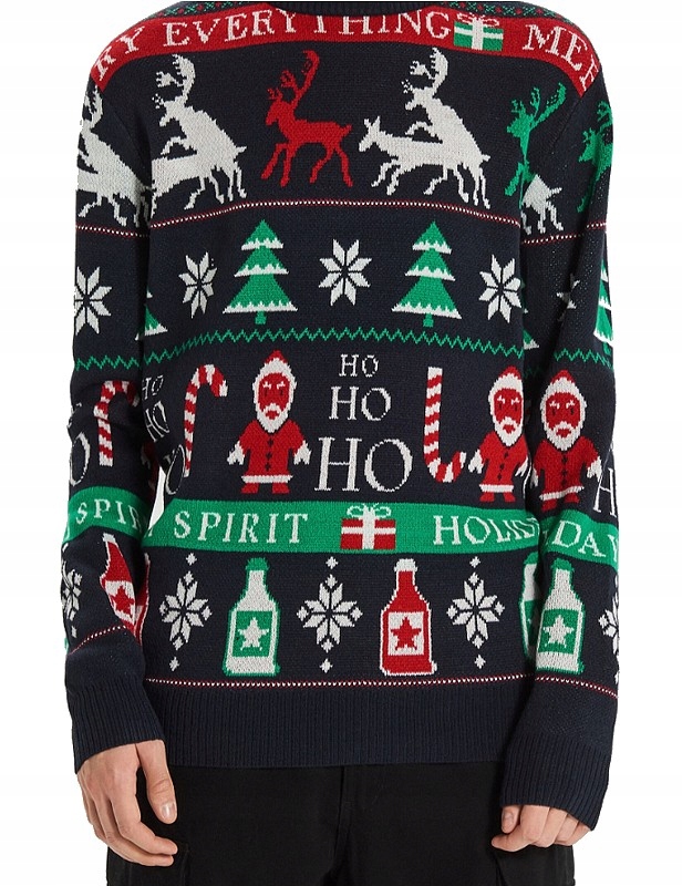 619 CROPP sweterek sweter świąteczny męski M 14778822359 - Allegro.pl
