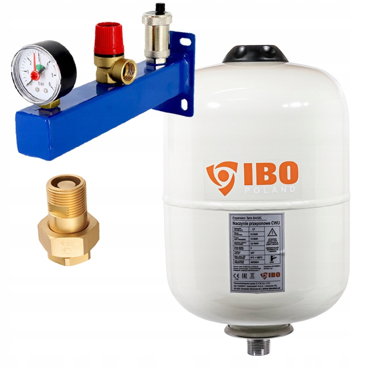 Sada Expanzní Membránová Nádoba 24 L Bezpečnostní Skupina Cwu Šroubení