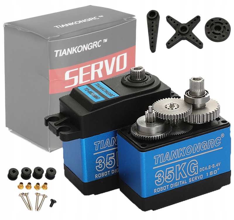 Servo Servomechanismus 35 Kg 6635MG Antiburn