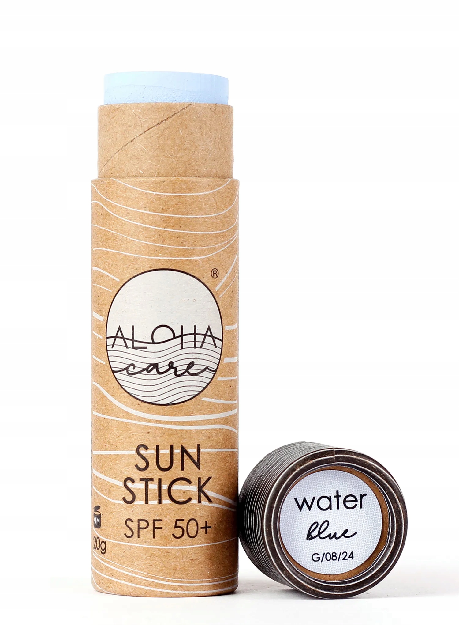 Krém s filtrem Aloha Care Aloha Sun Stick Spf 50+ 20 g modrý