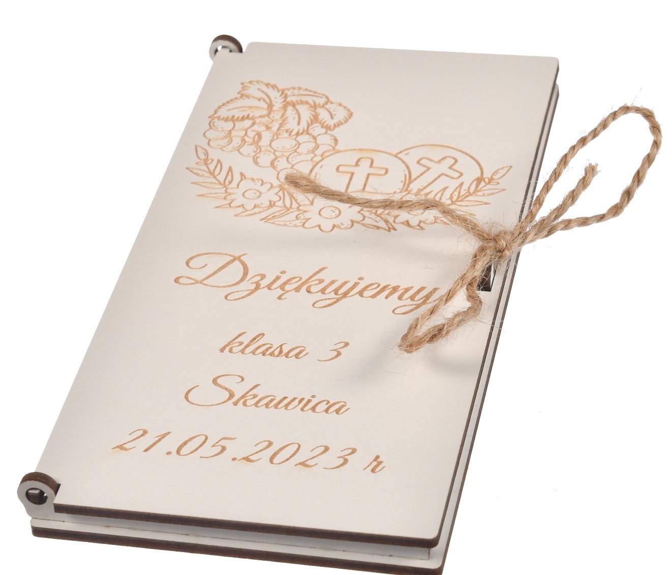 PODZIĘKOWANIE DLA KSIĘDZA GRAWER KOMUNIA ŚLUB Rodzaj inny
